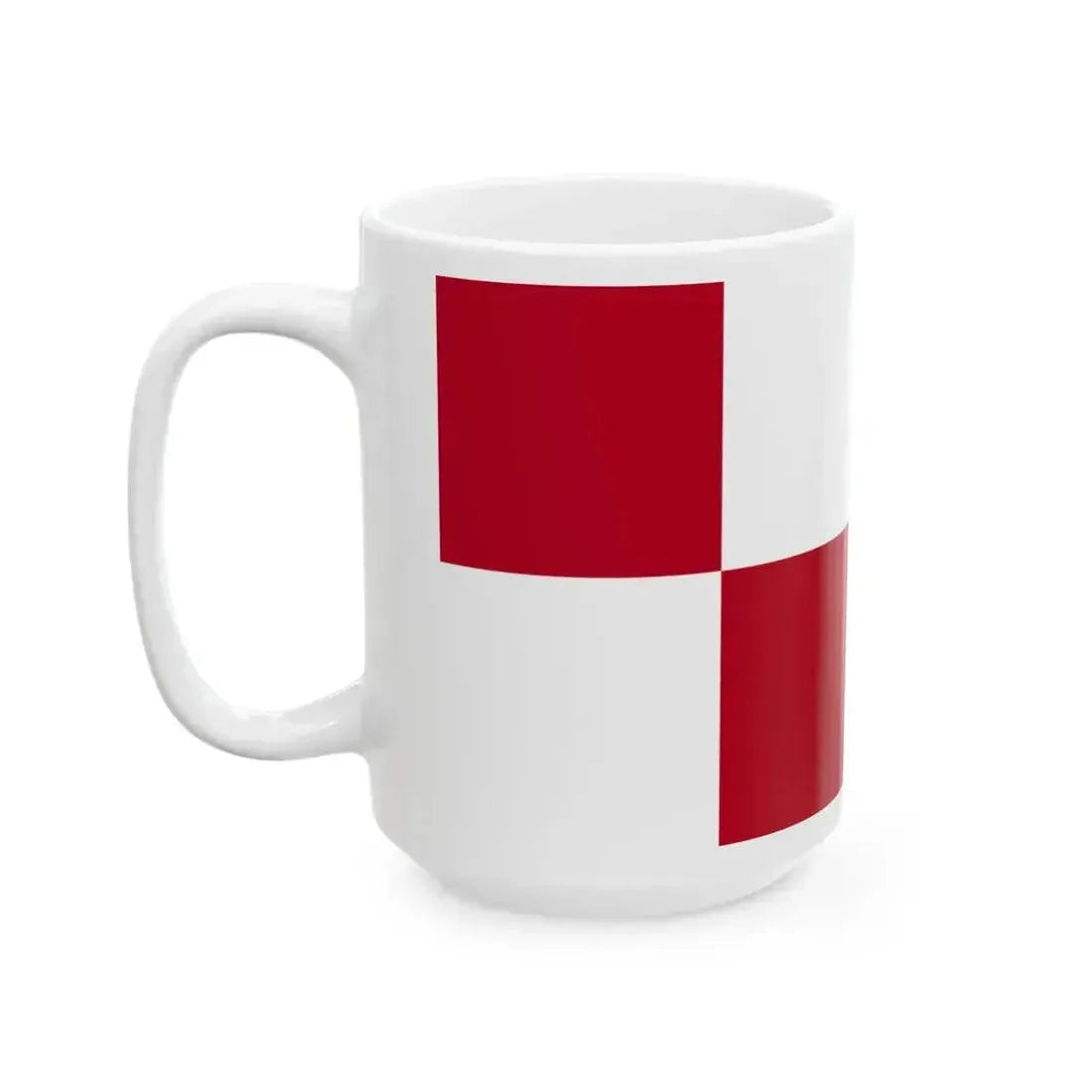 Flag of Courland civil (Latvia) White Coffee Mug - Go Mug Yourself