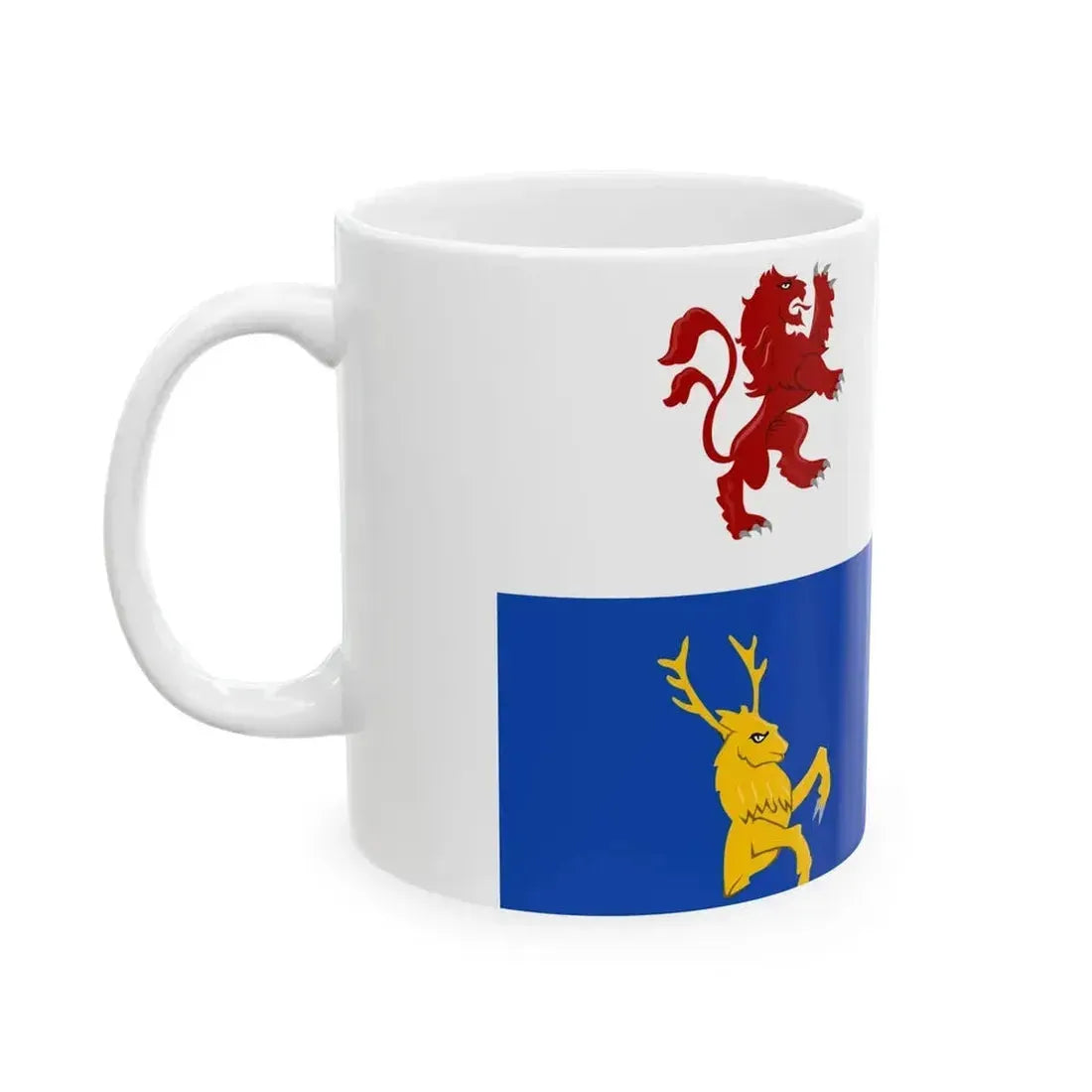 Flag of Courland Empire Total War (Latvia) White Coffee Mug - Go Mug Yourself