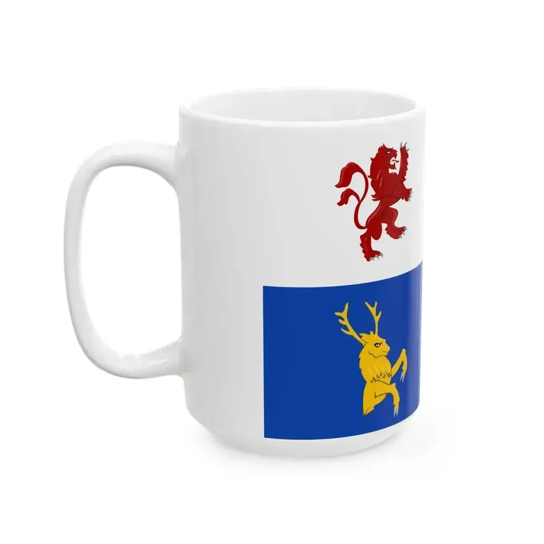 Flag of Courland Empire Total War (Latvia) White Coffee Mug - Go Mug Yourself