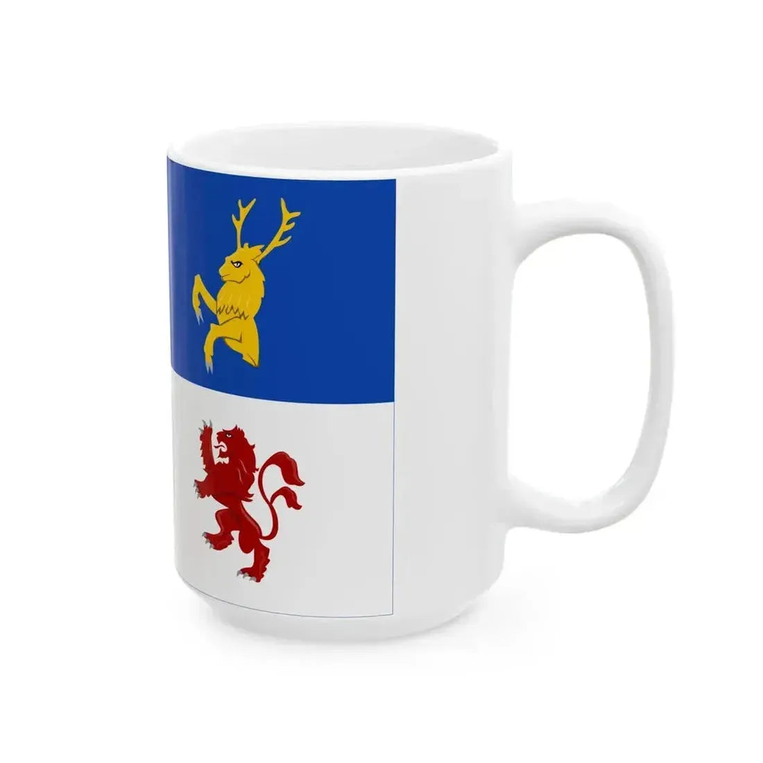 Flag of Courland Empire Total War (Latvia) White Coffee Mug - Go Mug Yourself