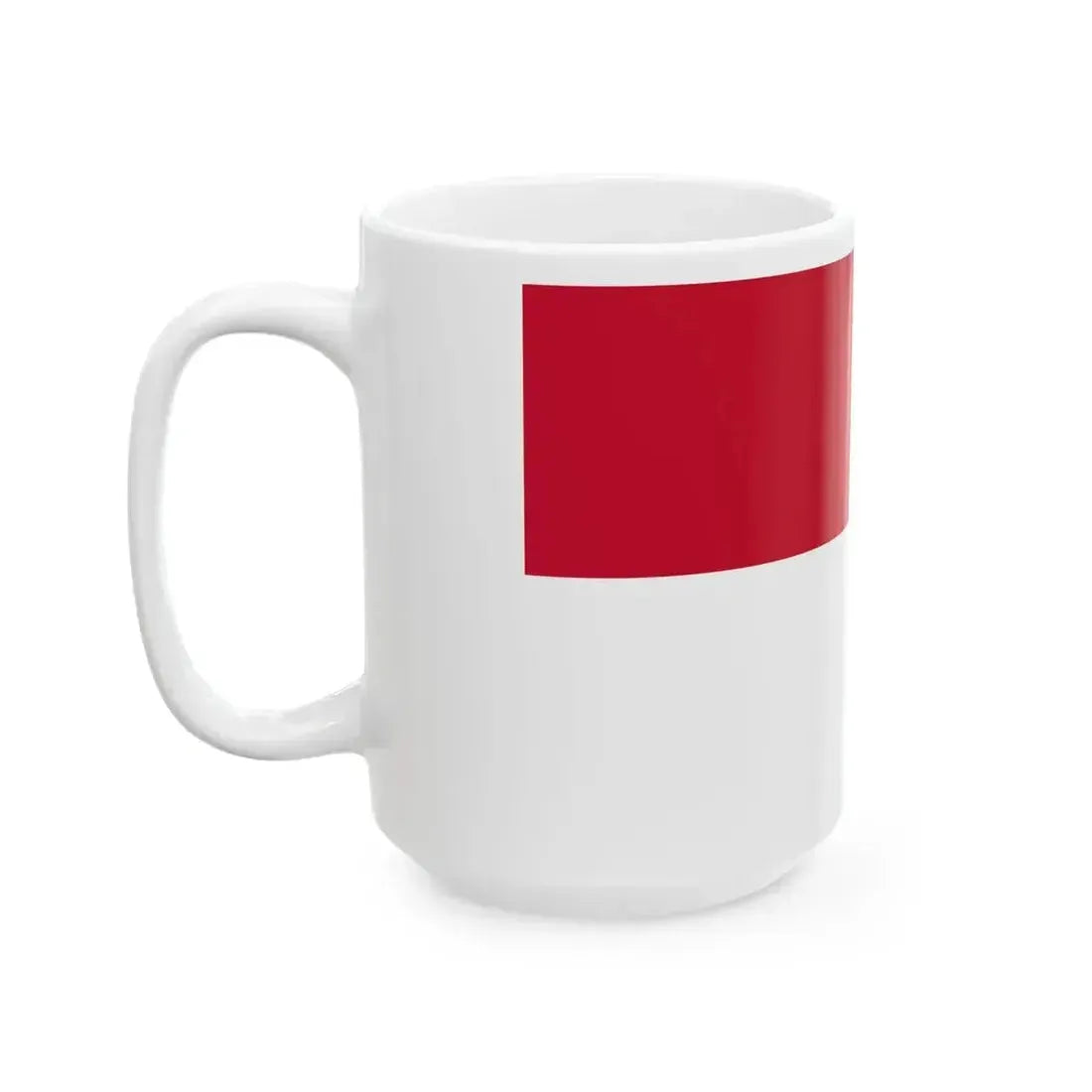 Flag of courland (Latvia) White Coffee Mug - Go Mug Yourself