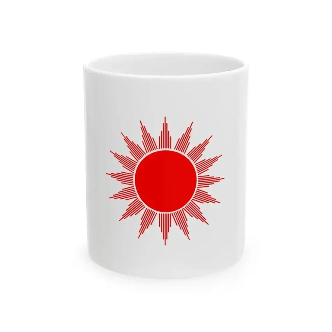 Flag of CPN UML (Nepal) White Coffee Mug 11oz - Go Mug Yourself
