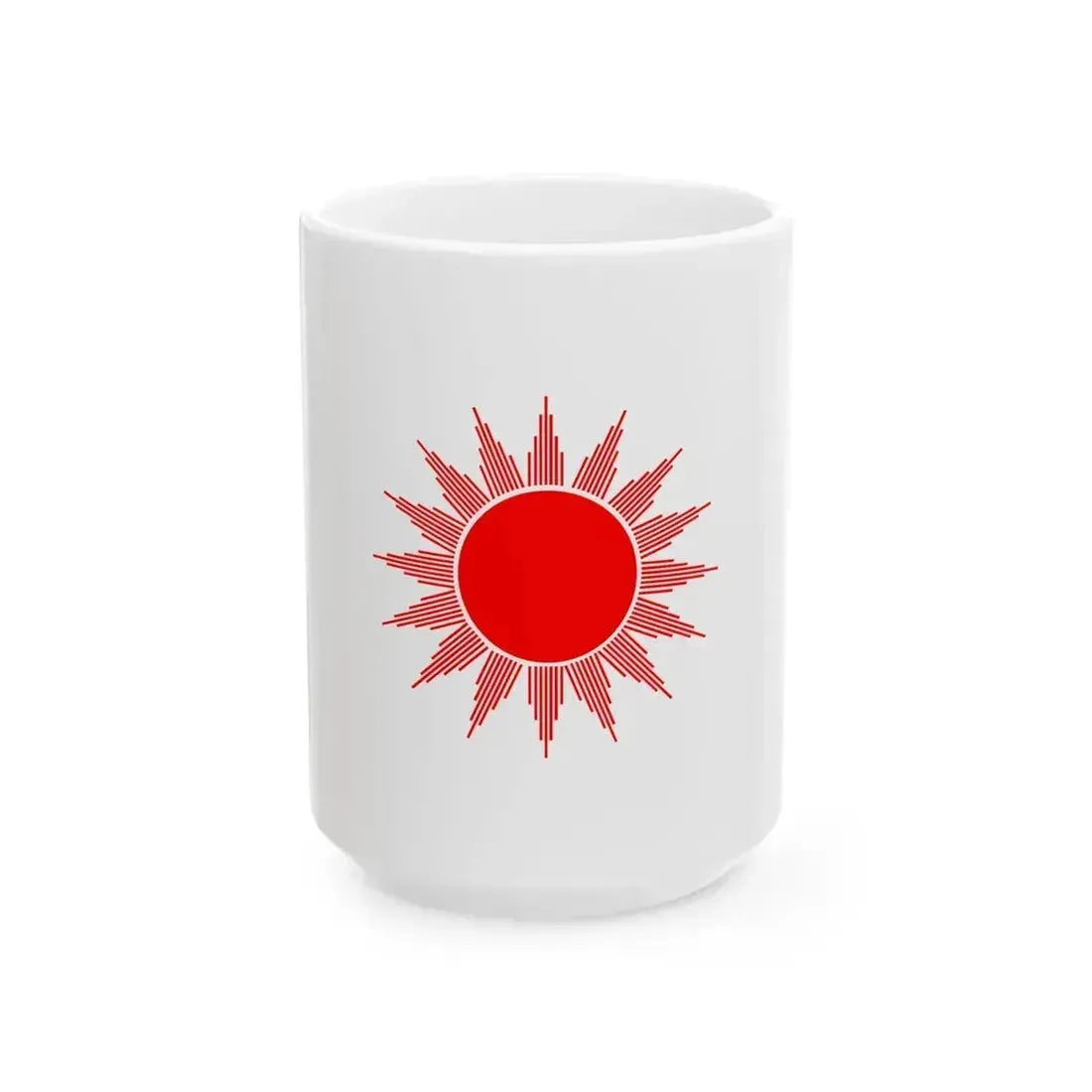 Flag of CPN UML (Nepal) White Coffee Mug 15oz - Go Mug Yourself
