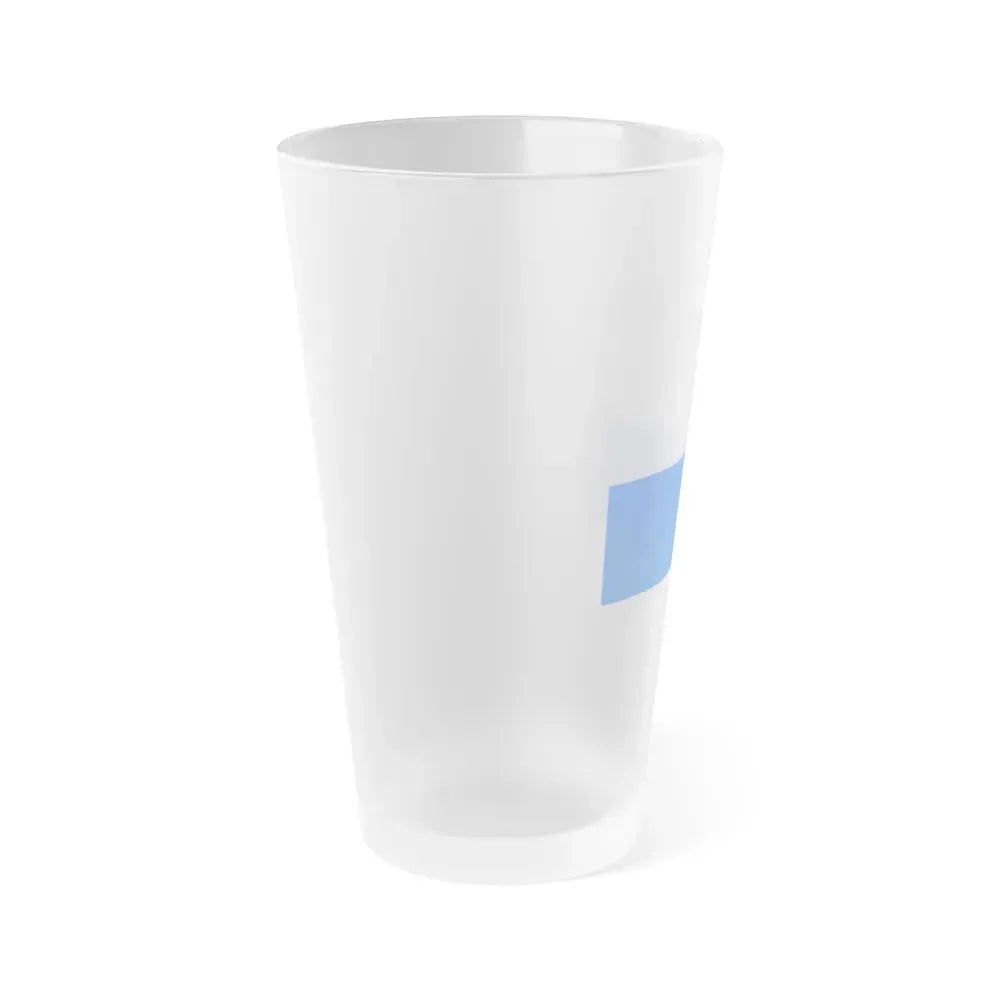 Flag of Cracow Poland - Frosted Pint Glass 16oz - Go Mug Yourself