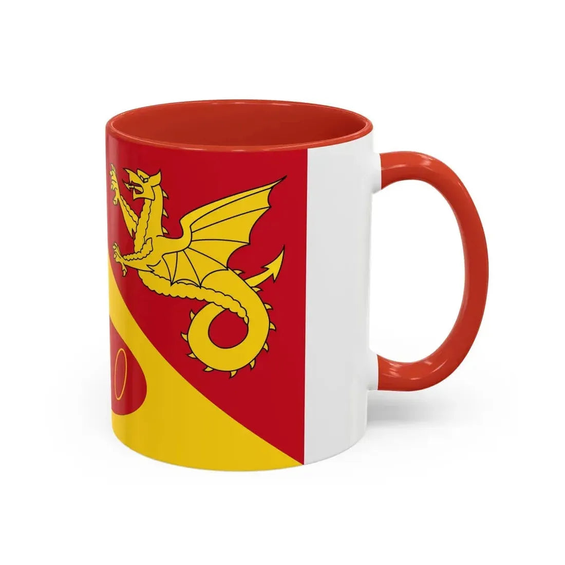 Flag of Craig y Dorth UK - Accent Coffee Mug - Go Mug Yourself