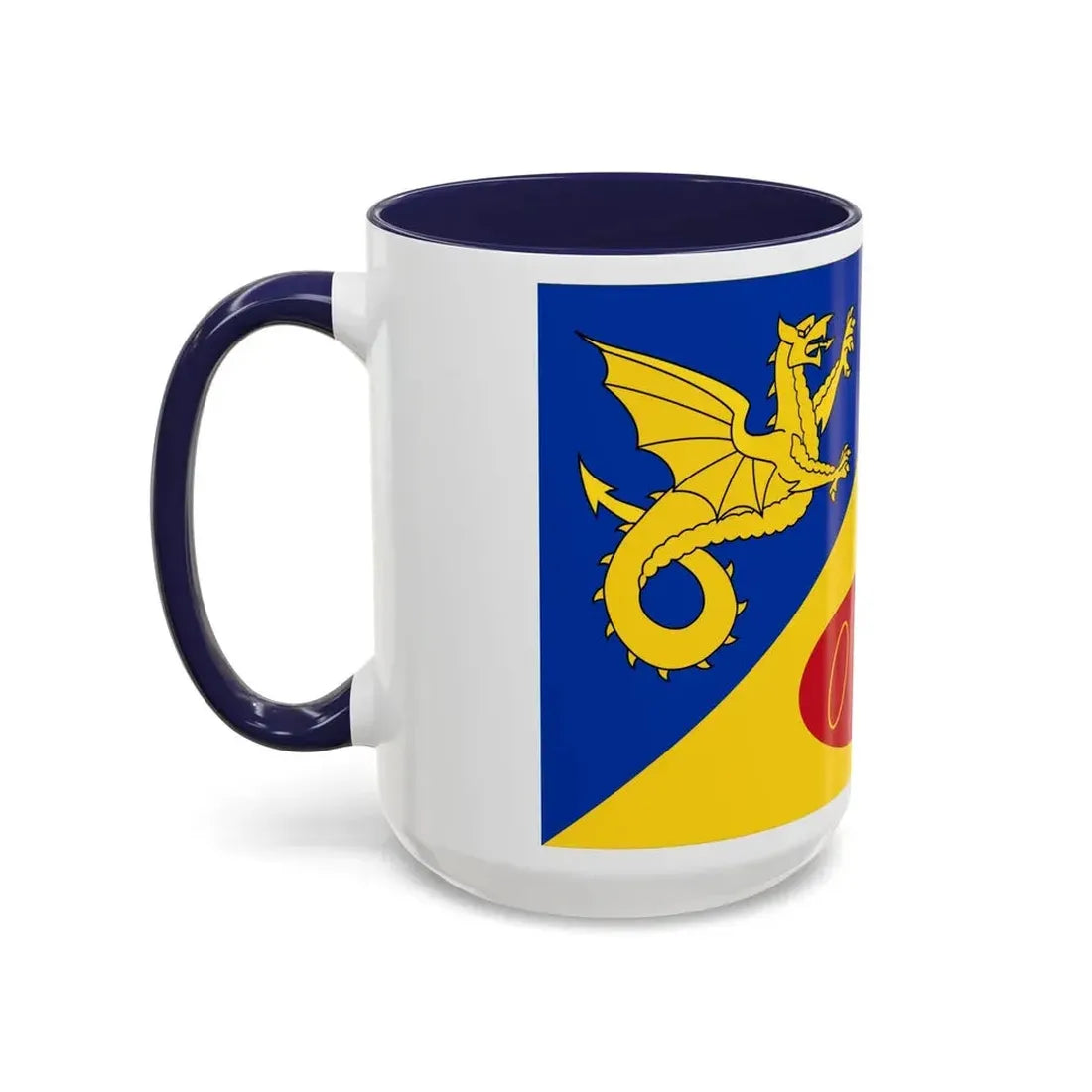 Flag of Craig y Dorth UK - Accent Coffee Mug - Go Mug Yourself