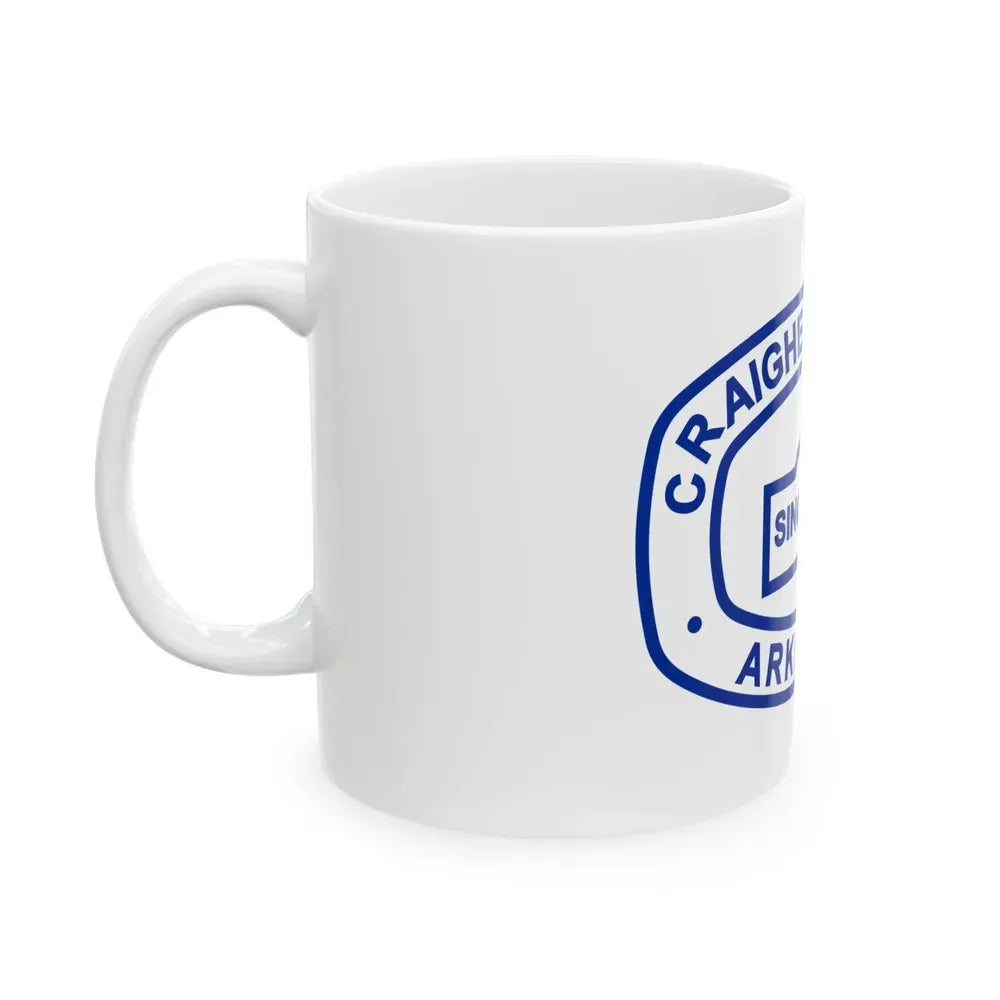 Flag of Craighead County Arkansas (United States) White Coffee Mug - Go Mug Yourself