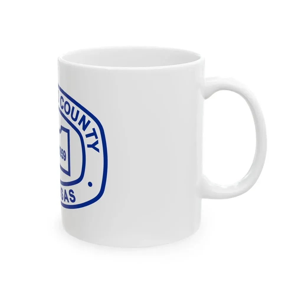 Flag of Craighead County Arkansas (United States) White Coffee Mug - Go Mug Yourself