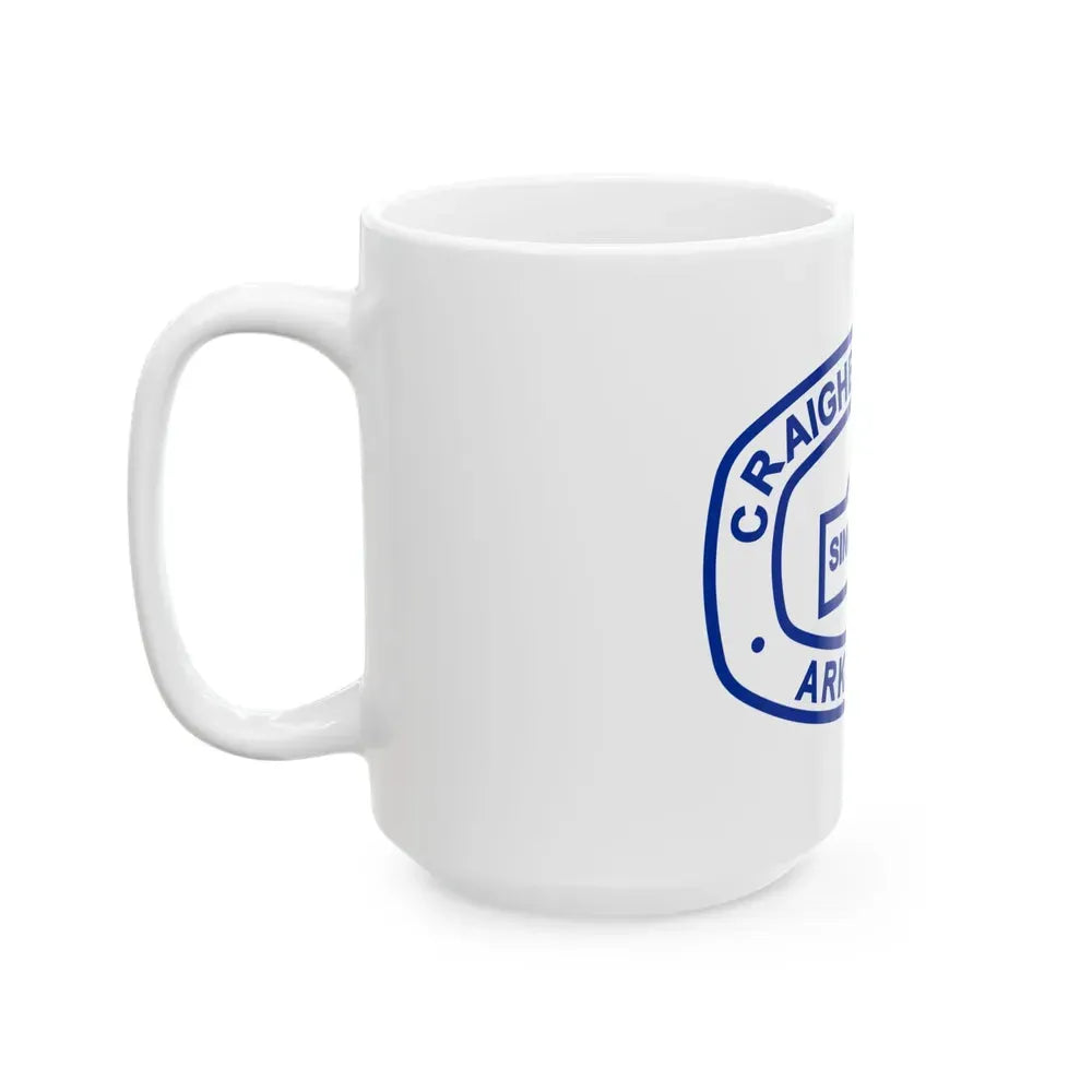 Flag of Craighead County Arkansas (United States) White Coffee Mug - Go Mug Yourself