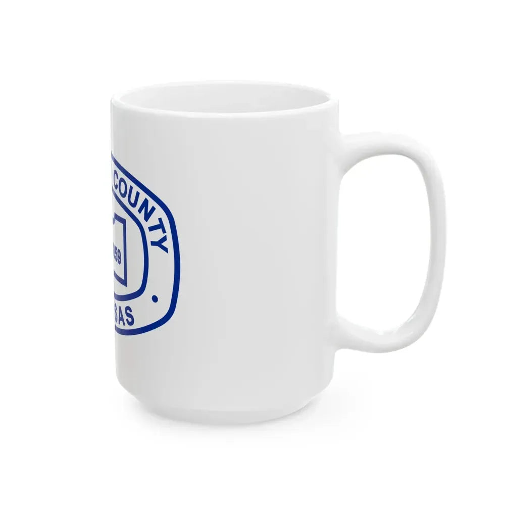 Flag of Craighead County Arkansas (United States) White Coffee Mug - Go Mug Yourself