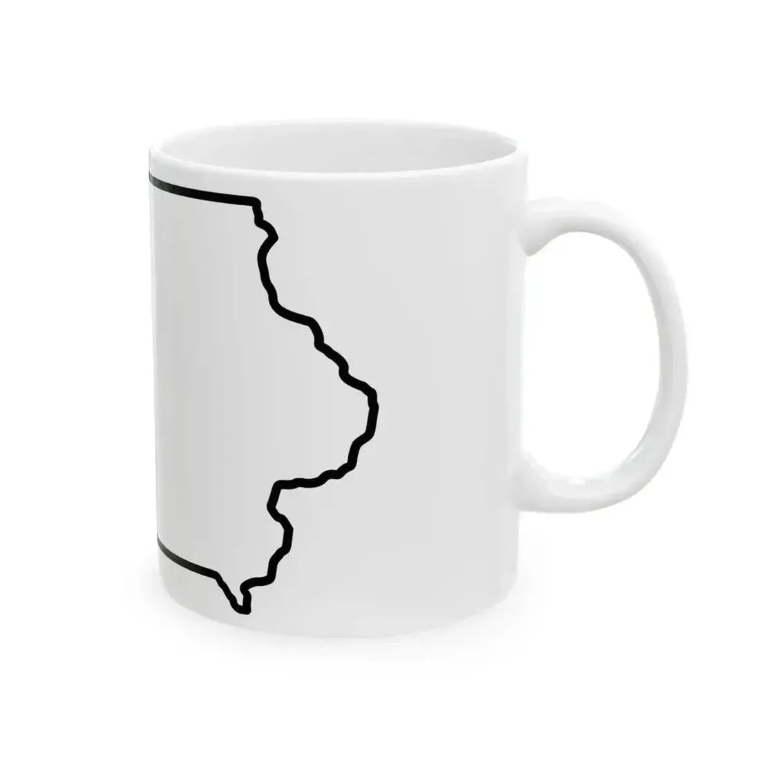 Flag of Crawford County Iowa Sesquicentennial (United States) White Coffee Mug - Go Mug Yourself