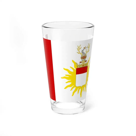 Flag of Crema (Italy) Pint Glass 16oz 16oz - Go Mug Yourself