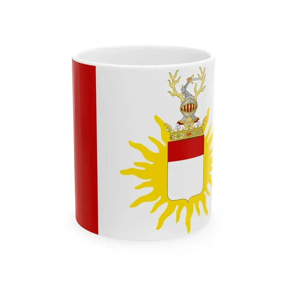 Flag of Crema (Italy) White Coffee Mug 11oz - Go Mug Yourself