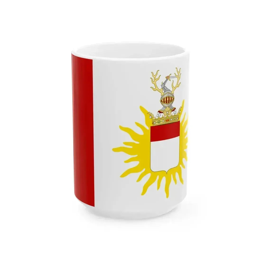 Flag of Crema (Italy) White Coffee Mug 15oz - Go Mug Yourself