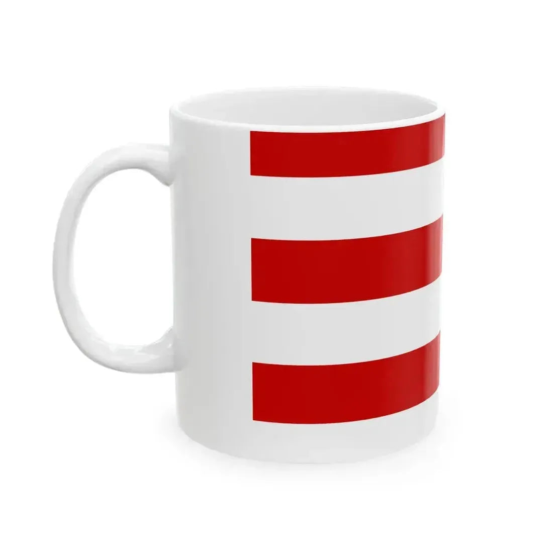 Flag of Cremona (Italy) White Coffee Mug - Go Mug Yourself