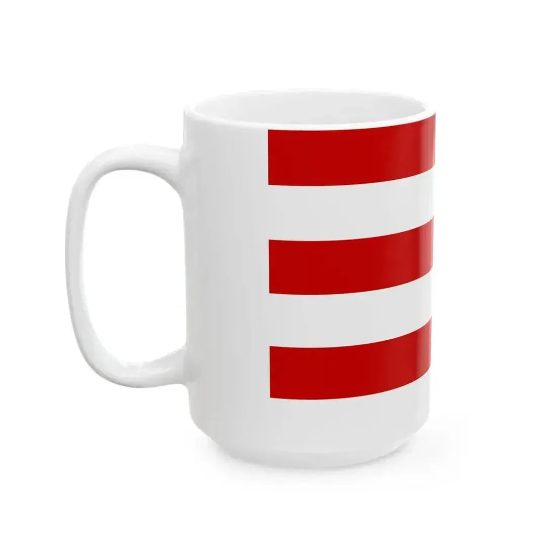 Flag of Cremona (Italy) White Coffee Mug - Go Mug Yourself