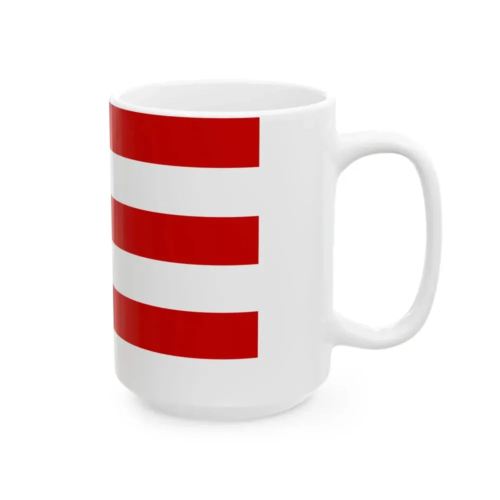 Flag of Cremona (Italy) White Coffee Mug - Go Mug Yourself