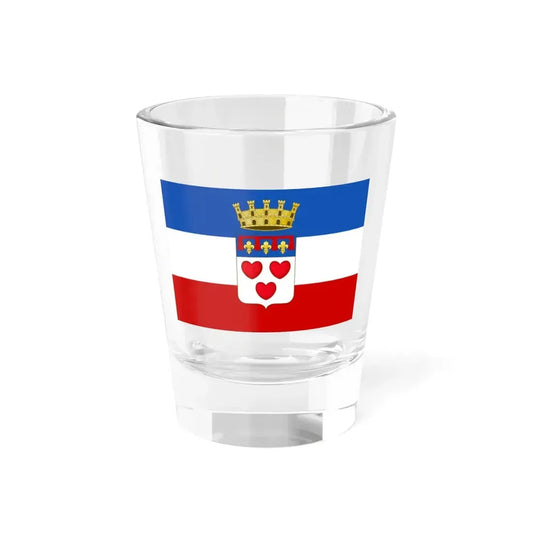 Flag of Crevalcore (Italy) Shot Glass 1.5oz 1.5oz - Go Mug Yourself