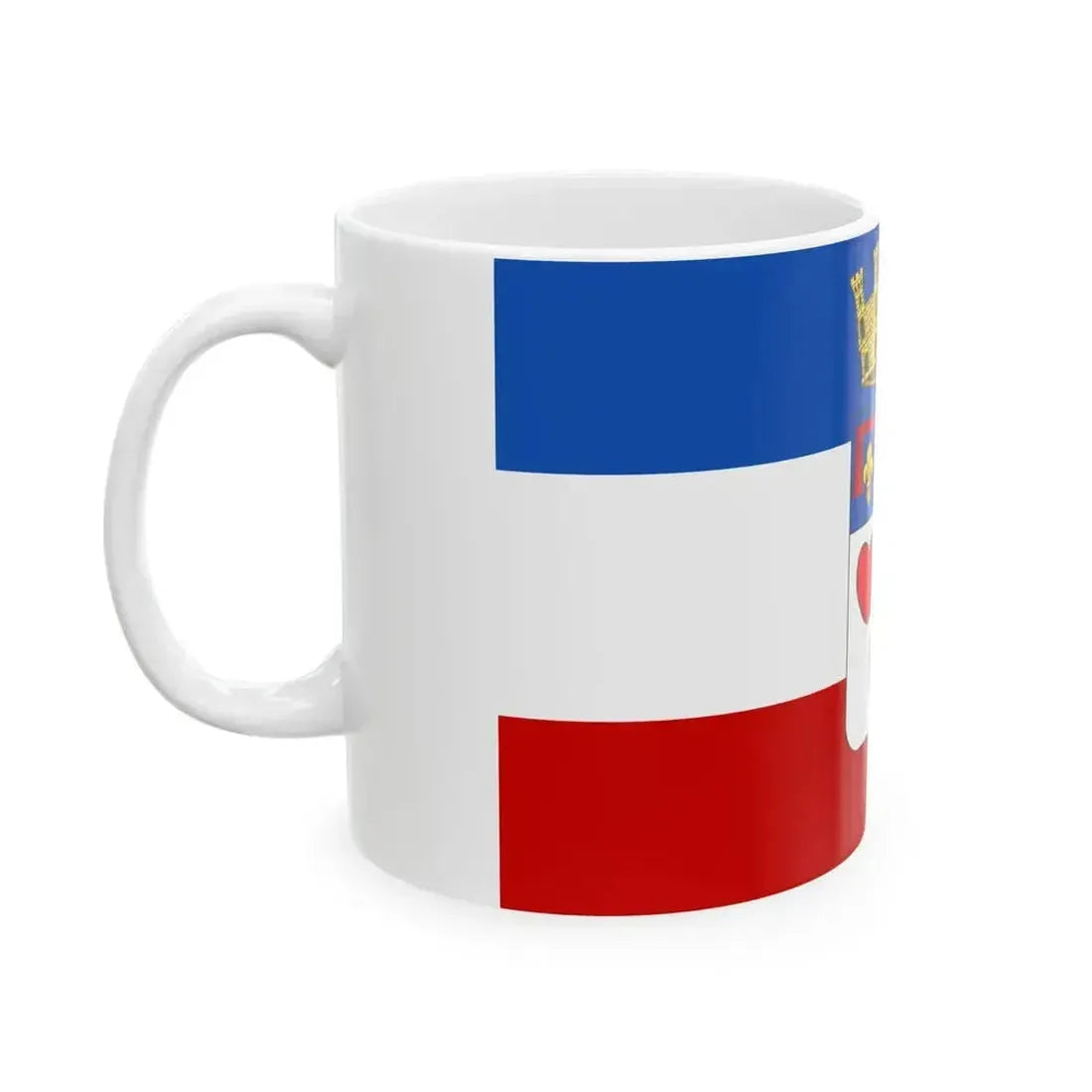 Flag of Crevalcore (Italy) White Coffee Mug - Go Mug Yourself
