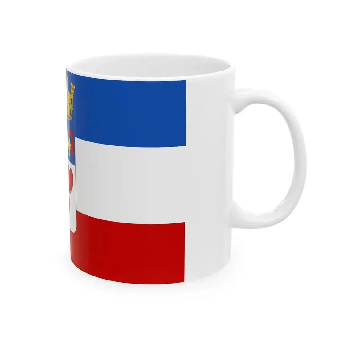 Flag of Crevalcore (Italy) White Coffee Mug - Go Mug Yourself