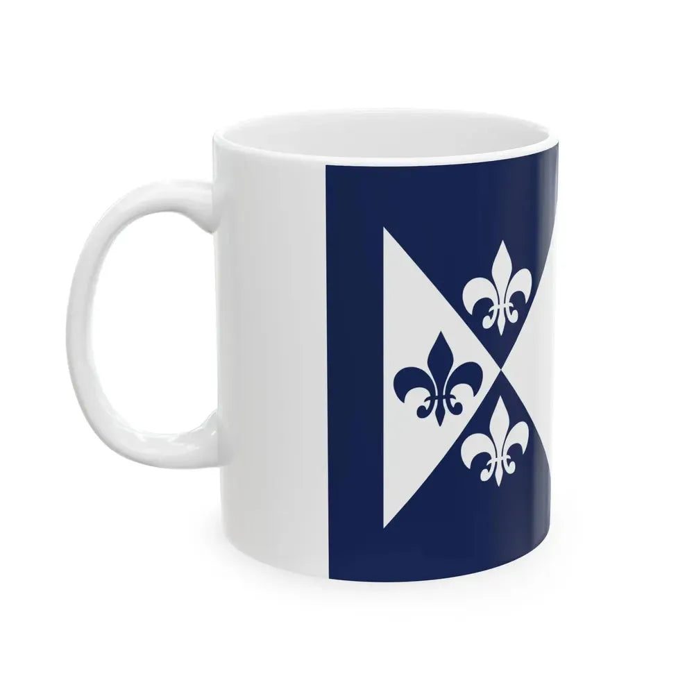 Flag of Creve Coeur Missouri (United States) White Coffee Mug - Go Mug Yourself