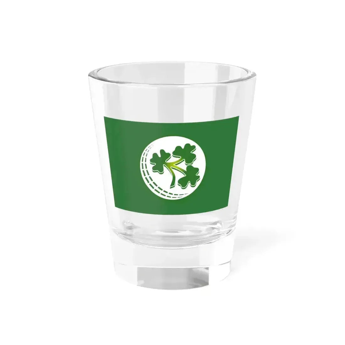 Flag of Cricket Ireland (Ireland) Shot Glass 1.5oz 1.5oz - Go Mug Yourself
