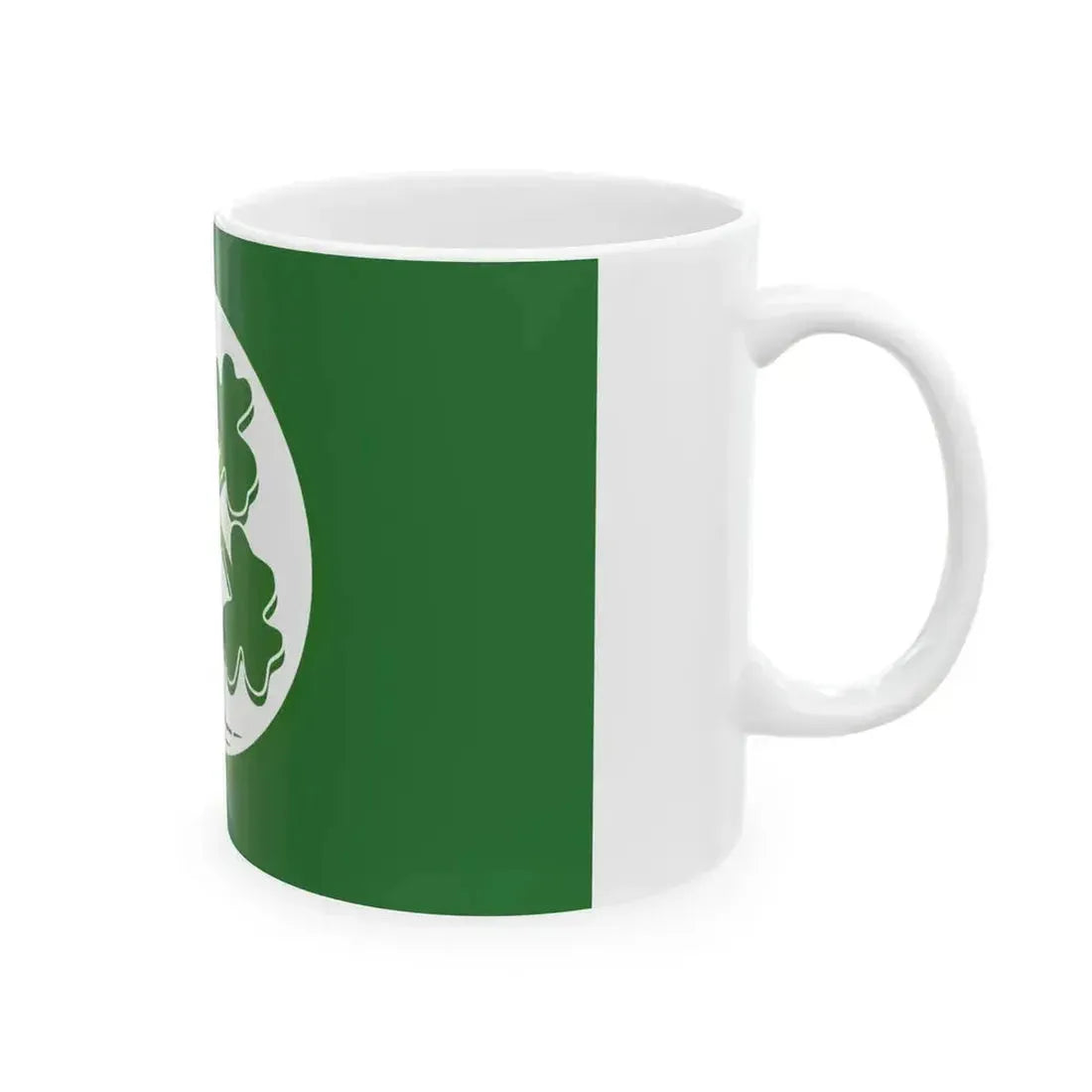 Flag of Cricket Ireland (Ireland) White Coffee Mug - Go Mug Yourself