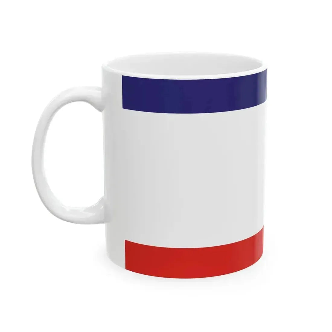Flag of Crimea Latest version (Russia) White Coffee Mug - Go Mug Yourself