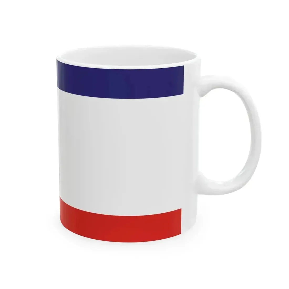 Flag of Crimea Latest version (Russia) White Coffee Mug - Go Mug Yourself