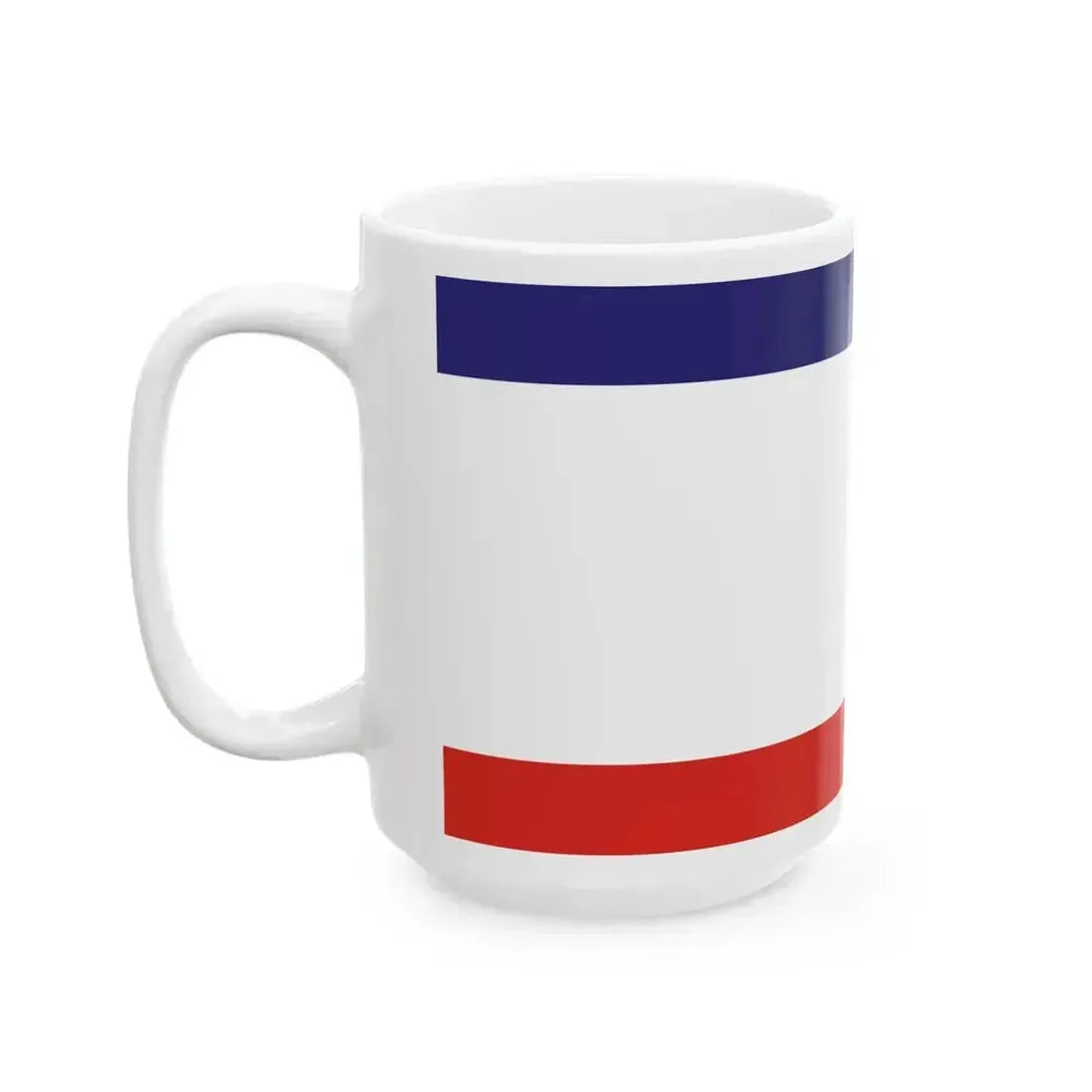 Flag of Crimea Latest version (Russia) White Coffee Mug - Go Mug Yourself