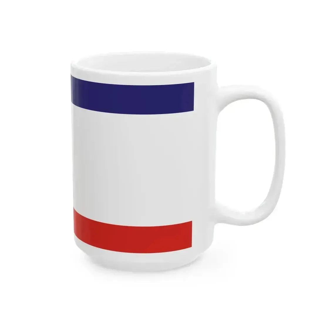 Flag of Crimea Latest version (Russia) White Coffee Mug - Go Mug Yourself