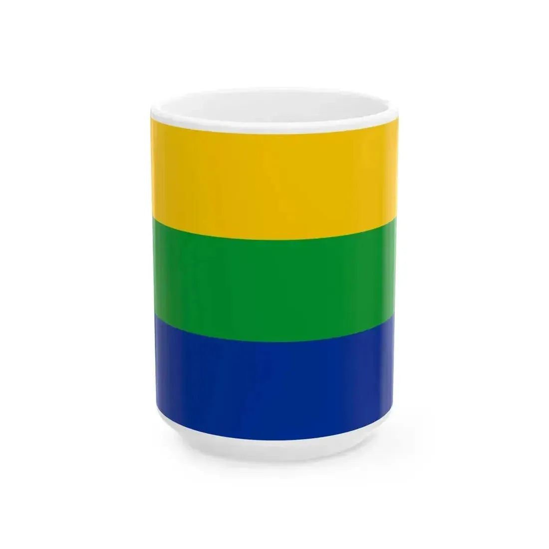 Flag of Crimea proposal 4 (Russia) White Coffee Mug 15oz - Go Mug Yourself