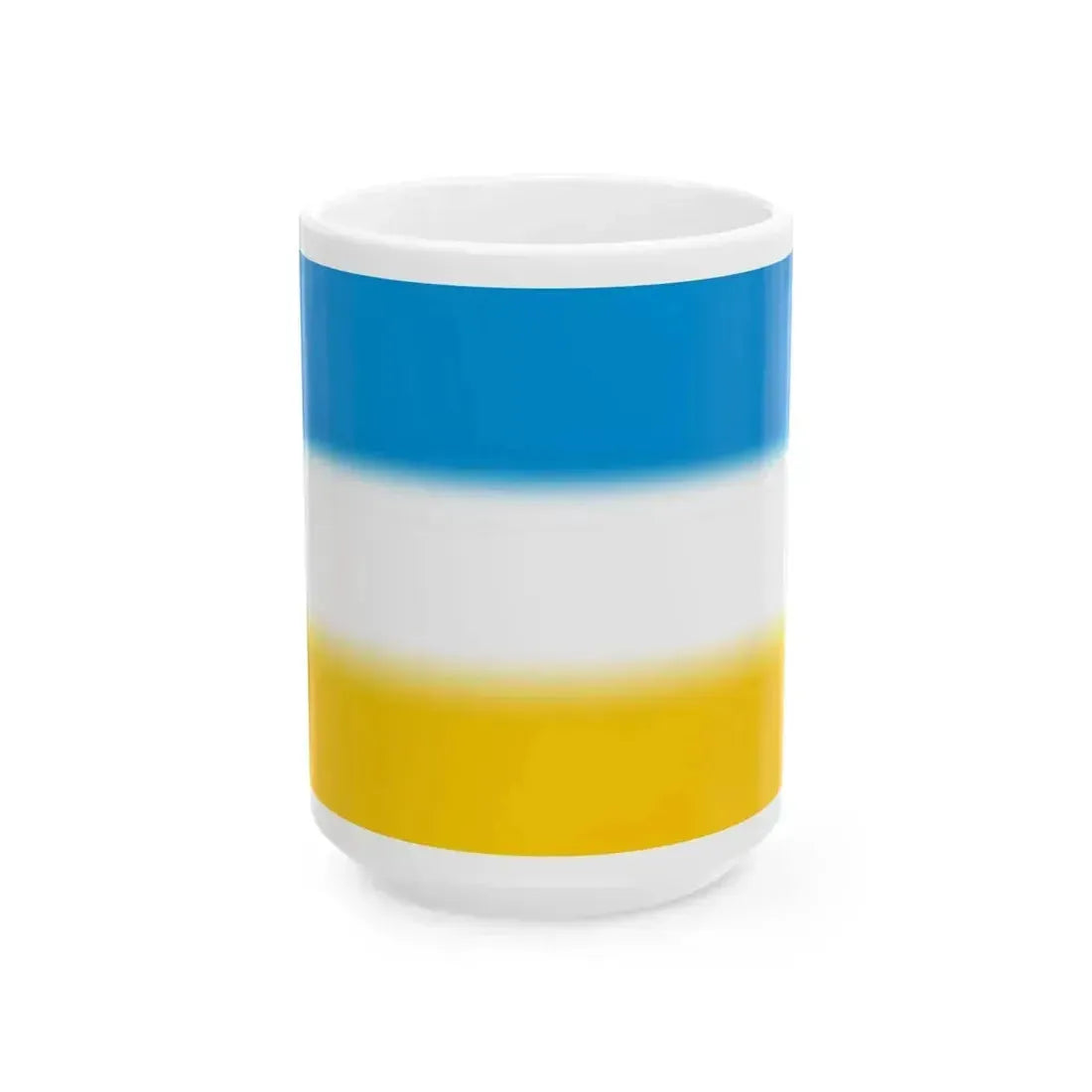 Flag of Crimean Karaites (Russia) White Coffee Mug 15oz - Go Mug Yourself