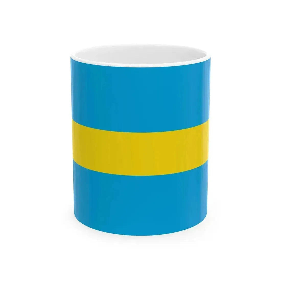 Flag of Crimean Peoples Republic variant (Russia) White Coffee Mug 11oz - Go Mug Yourself