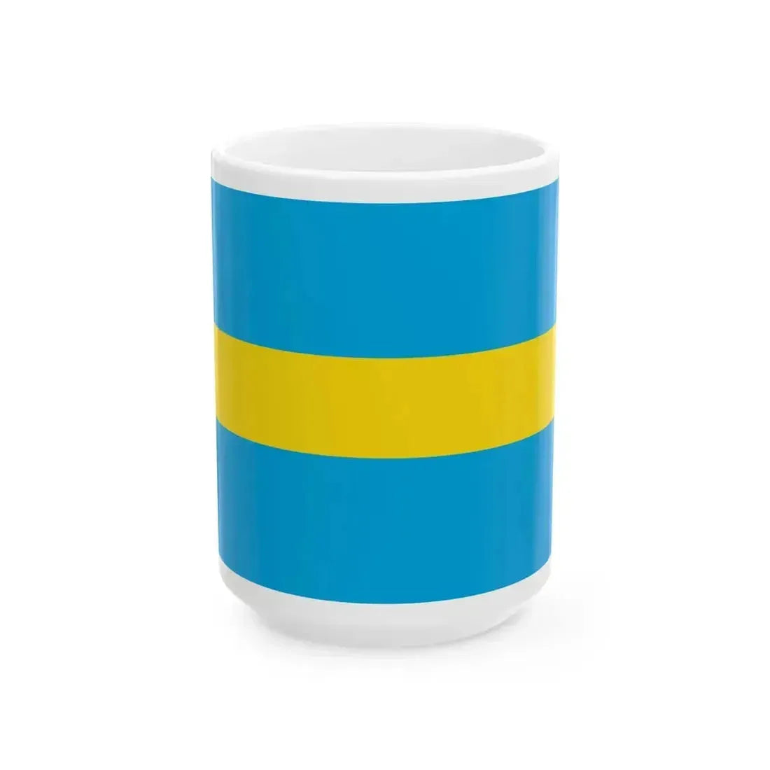 Flag of Crimean Peoples Republic variant (Russia) White Coffee Mug 15oz - Go Mug Yourself