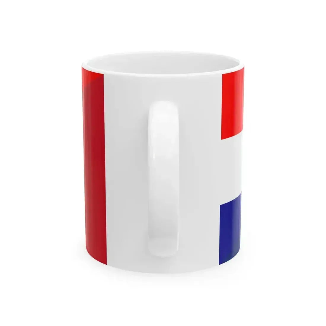 Flag of Croatia and Romania (Croatia) White Coffee Mug - Go Mug Yourself