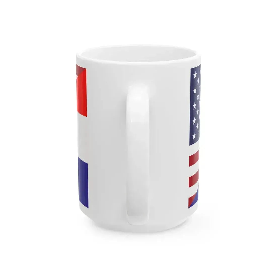 Flag of Croatia and the United States (Croatia) White Coffee Mug - Go Mug Yourself