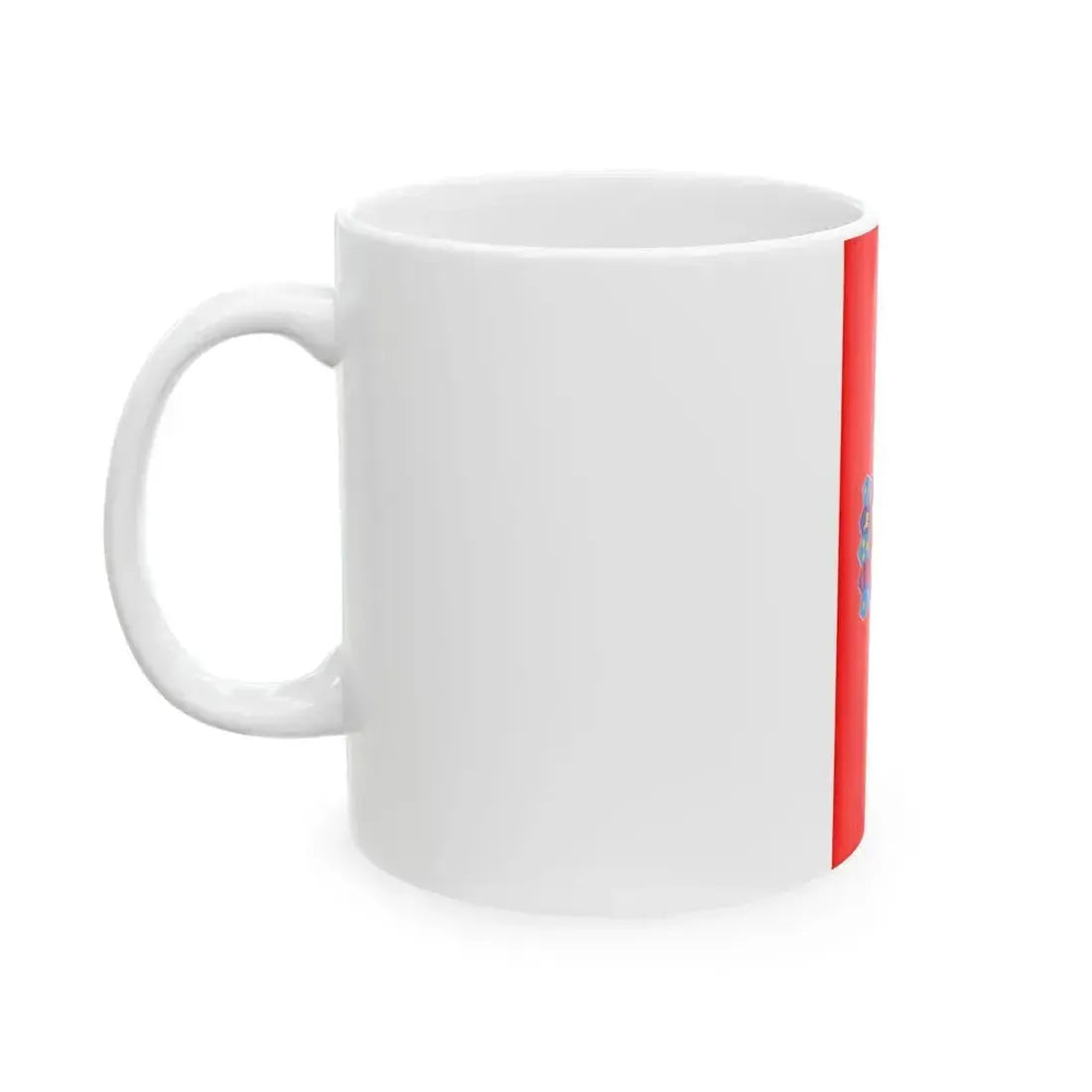 Flag of Croatia vertical (Croatia) White Coffee Mug - Go Mug Yourself