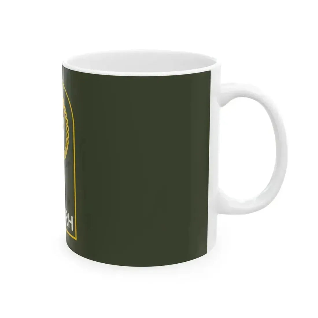 Flag of Croatian National Guard (Croatia) White Coffee Mug - Go Mug Yourself