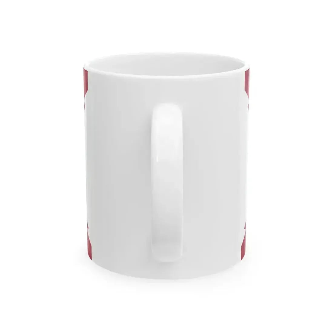 Flag of Cross of Burgundy with the Seal of Florida alternative version (United States) White Coffee Mug - Go Mug Yourself