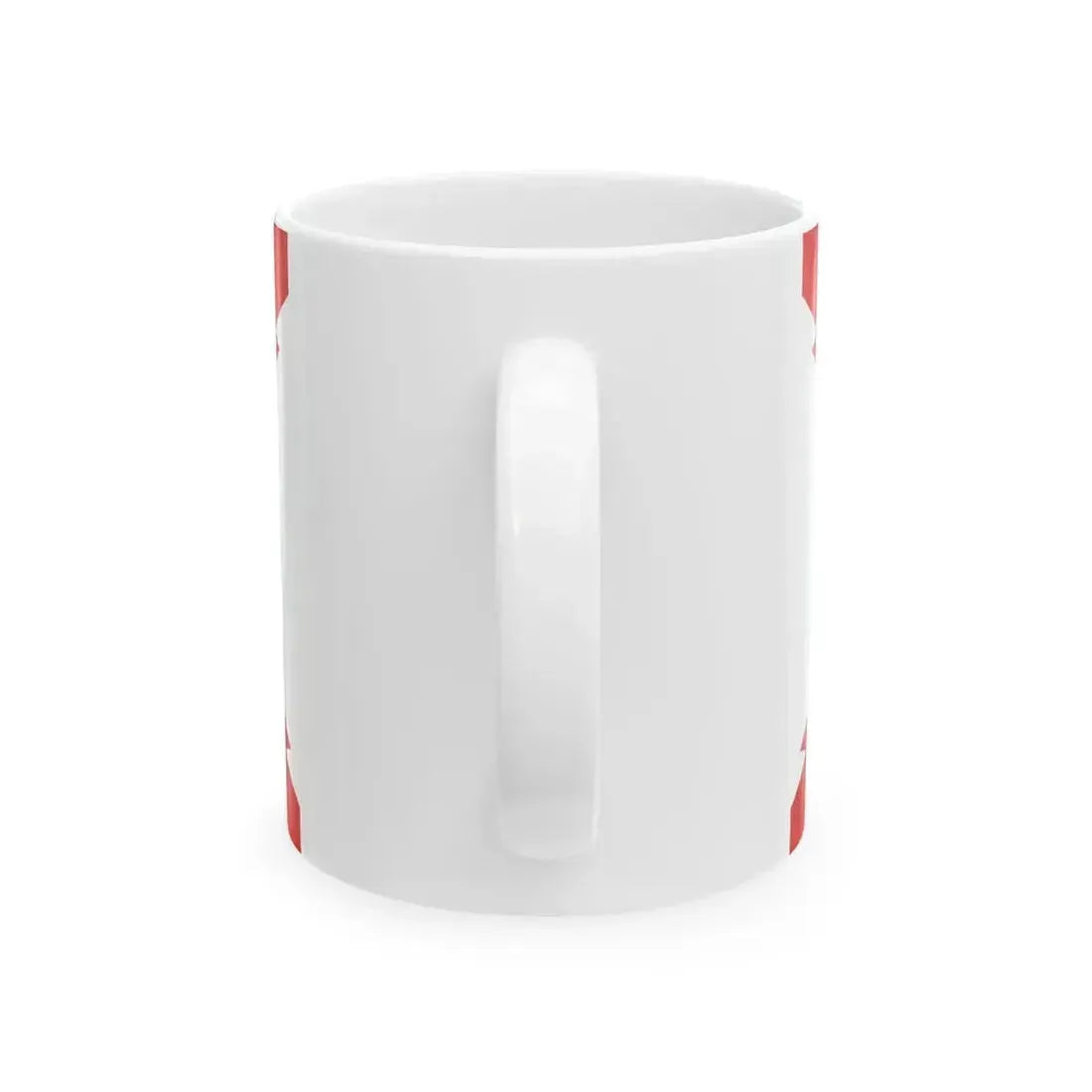 Flag of Cross of Burgundy with the Seal of Florida (United States) White Coffee Mug - Go Mug Yourself