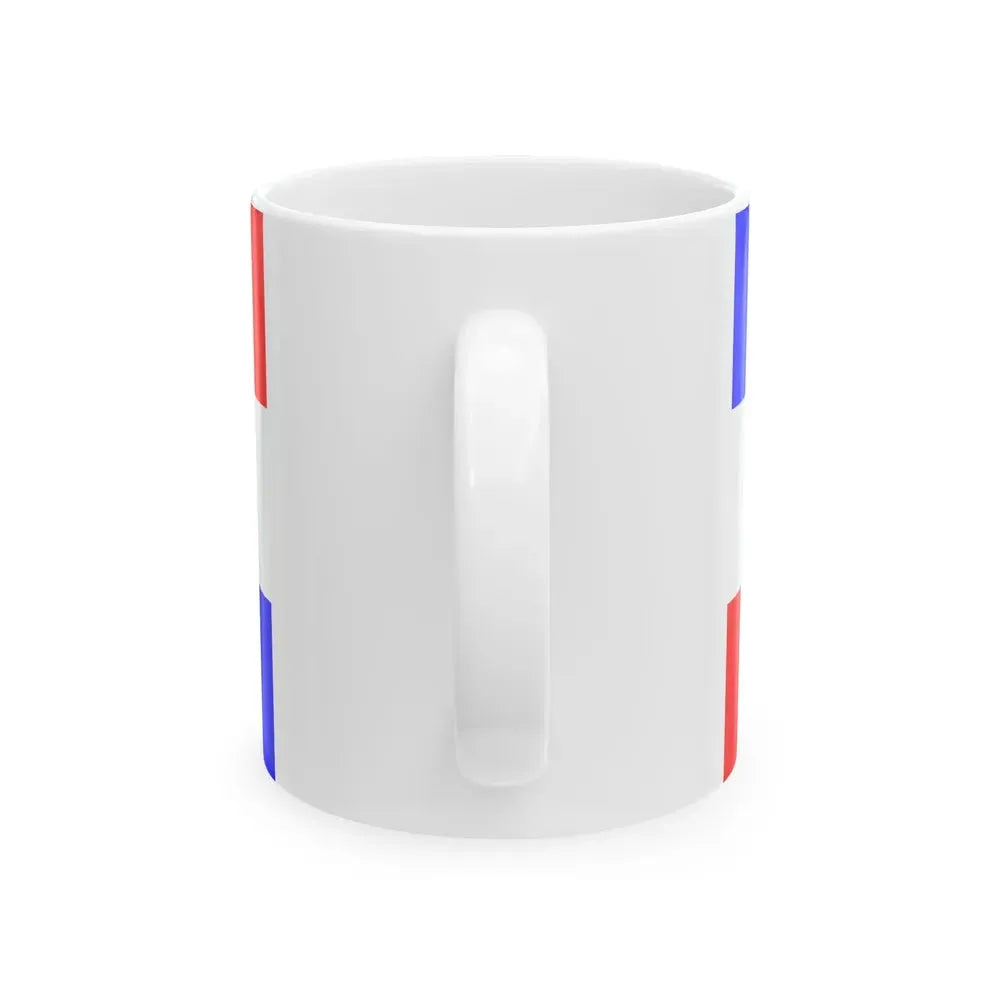 Flag of Crossville Tennessee textless (United States) White Coffee Mug - Go Mug Yourself