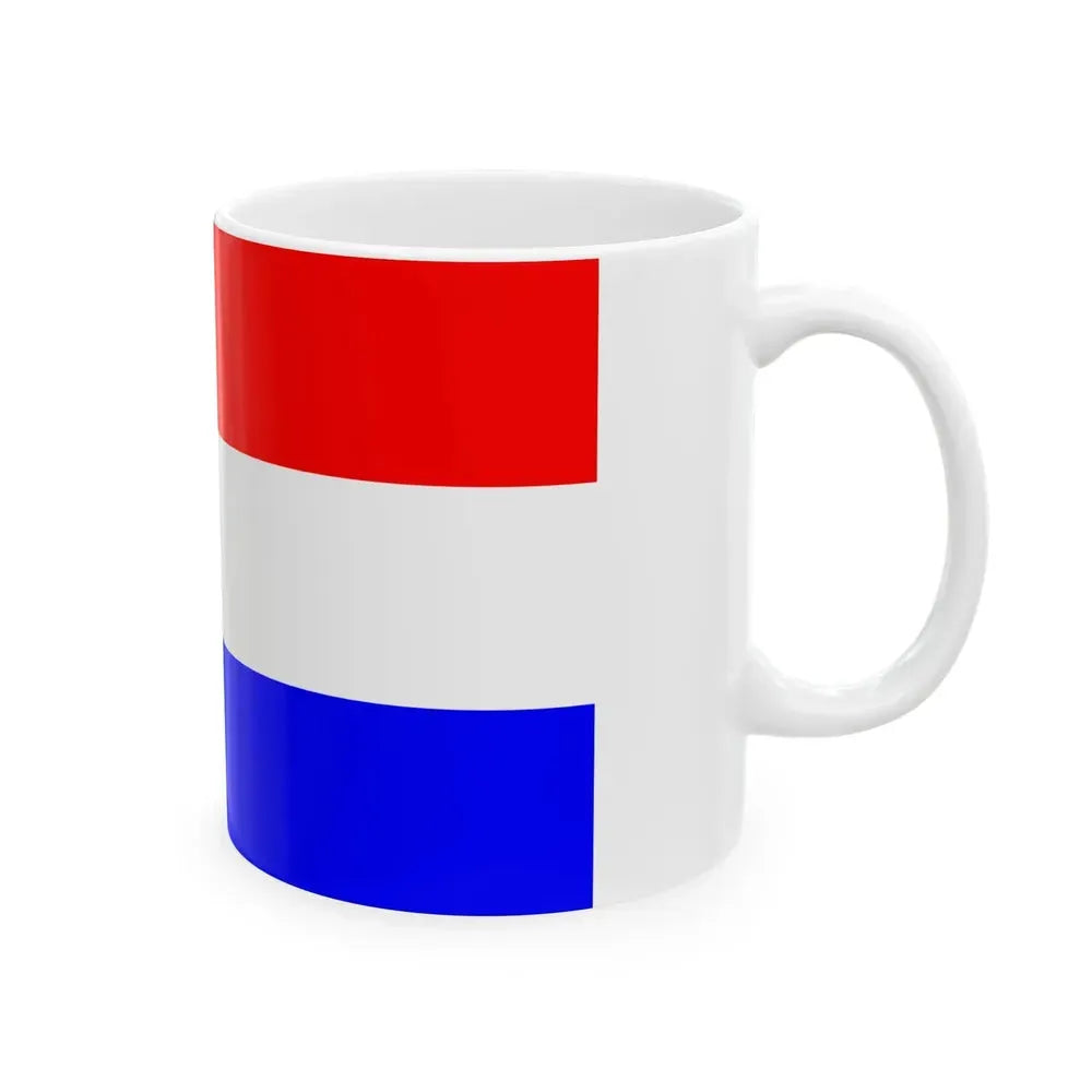 Flag of Crossville Tennessee textless (United States) White Coffee Mug - Go Mug Yourself
