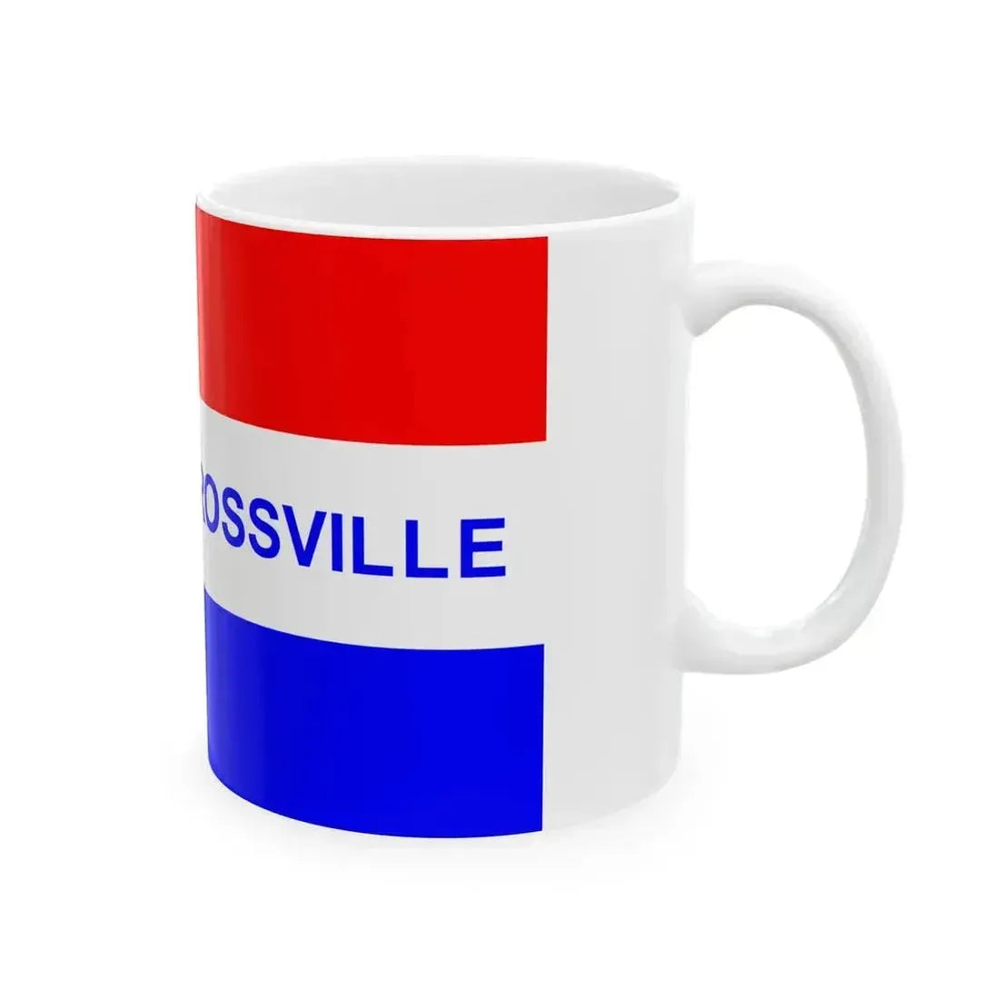 Flag of Crossville Tennessee (United States) White Coffee Mug - Go Mug Yourself