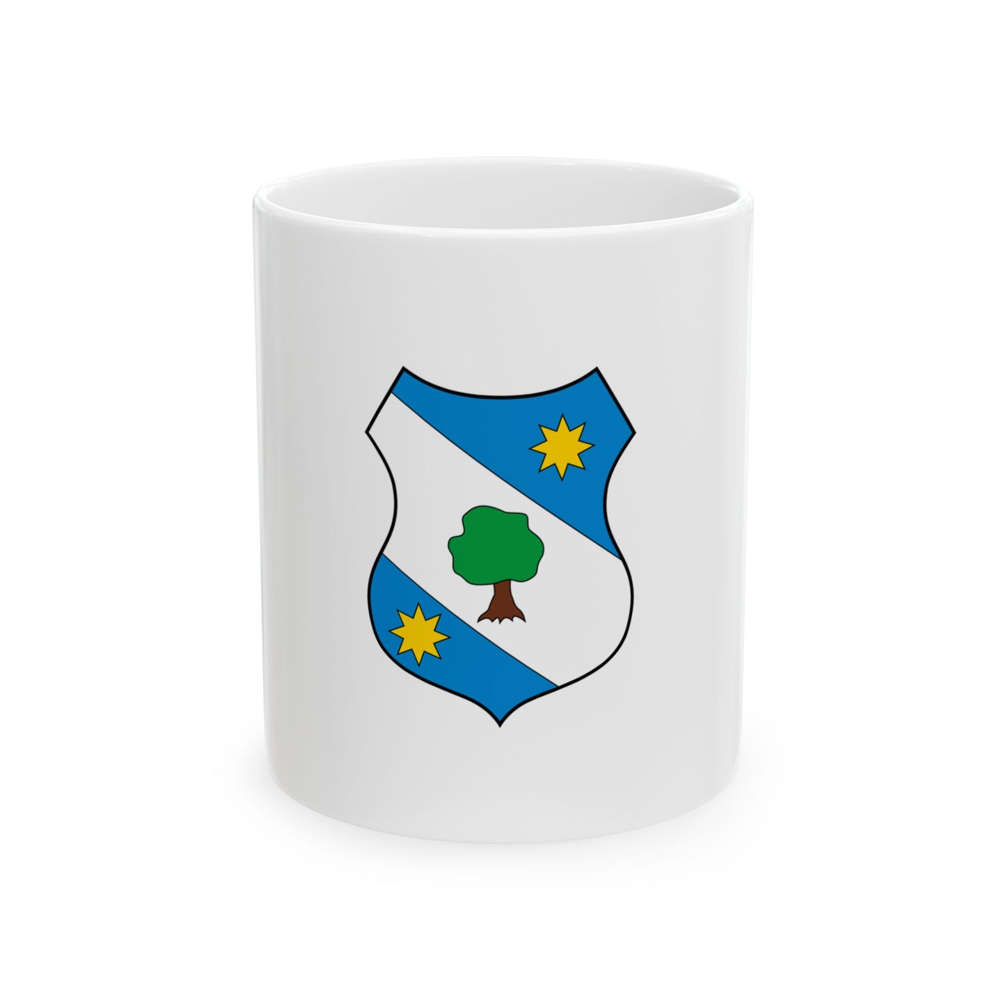 Flag of Cserkut (Hungary) White Coffee Mug-11oz-Go Mug Yourself