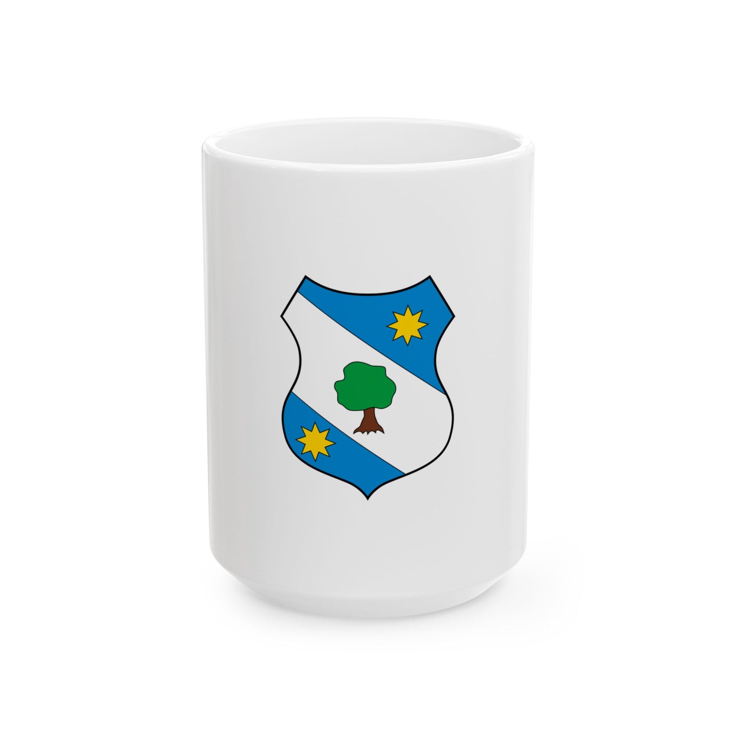 Flag of Cserkut (Hungary) White Coffee Mug-15oz-Go Mug Yourself