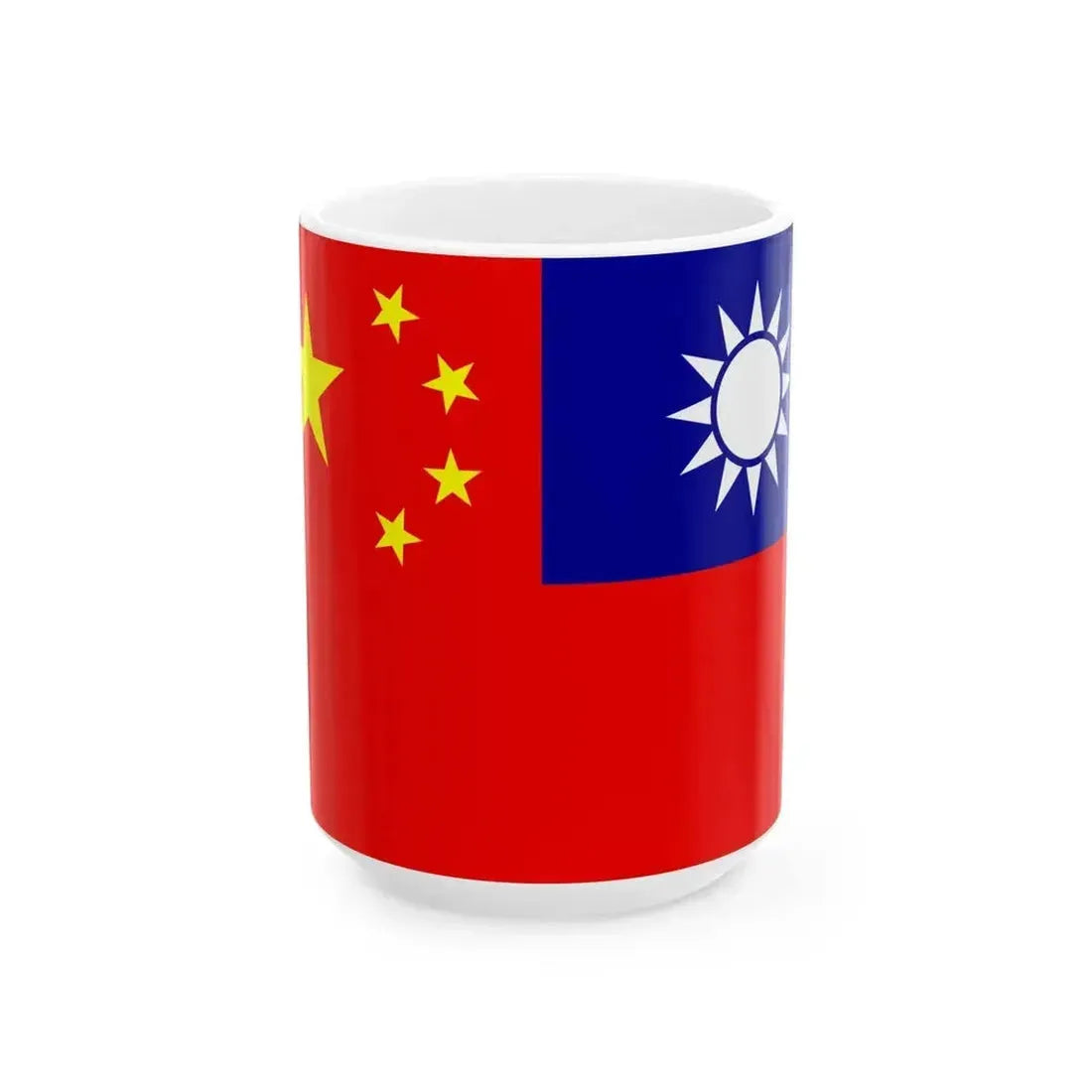 Flag of CTN (China) White Coffee Mug 15oz - Go Mug Yourself