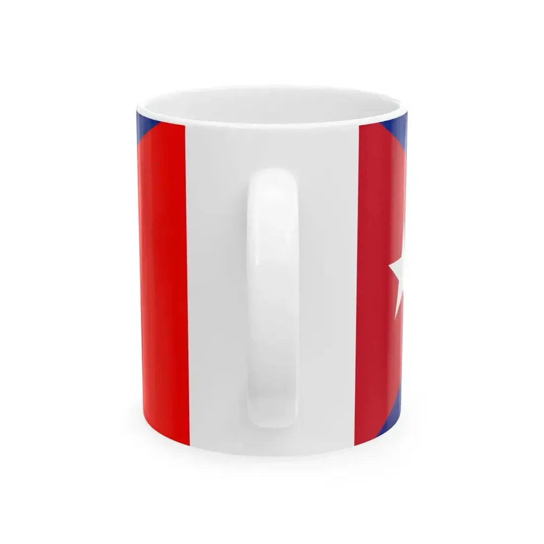 Flag of Cuba and France (Cuba) White Coffee Mug - Go Mug Yourself