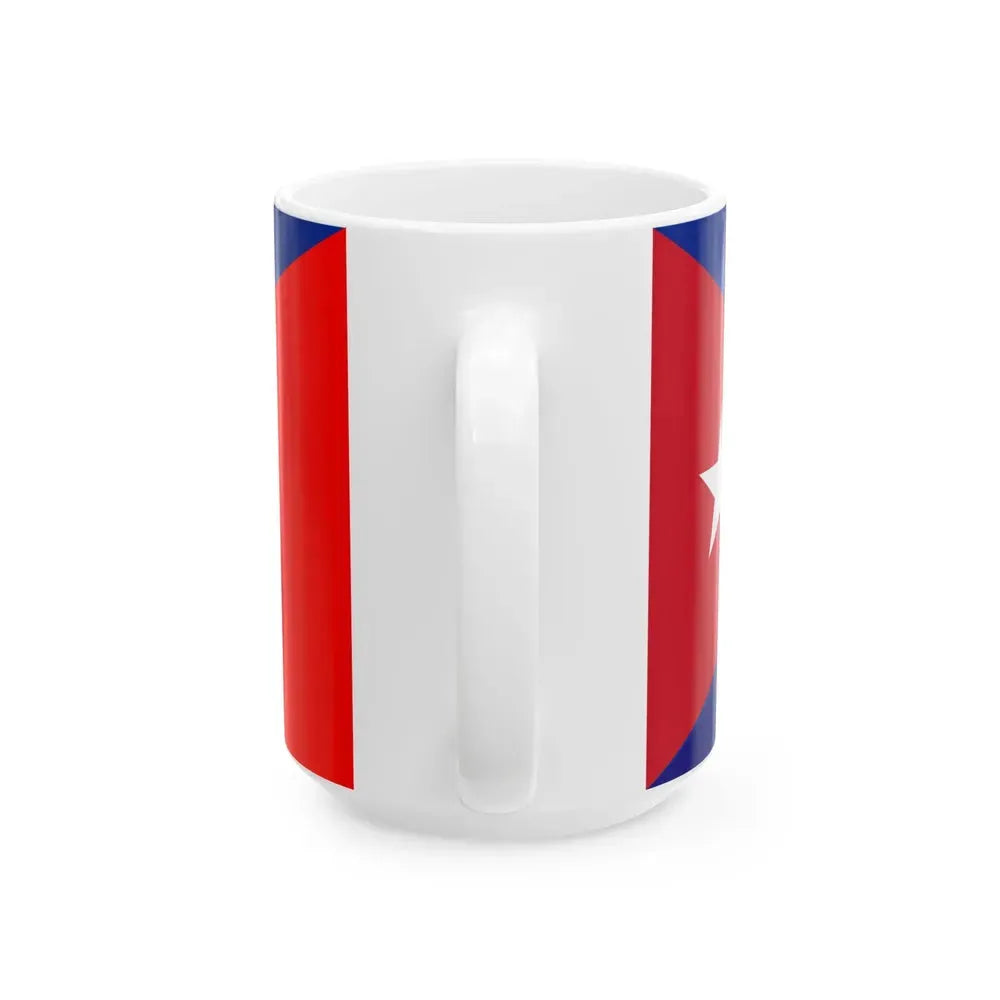 Flag of Cuba and France (Cuba) White Coffee Mug - Go Mug Yourself