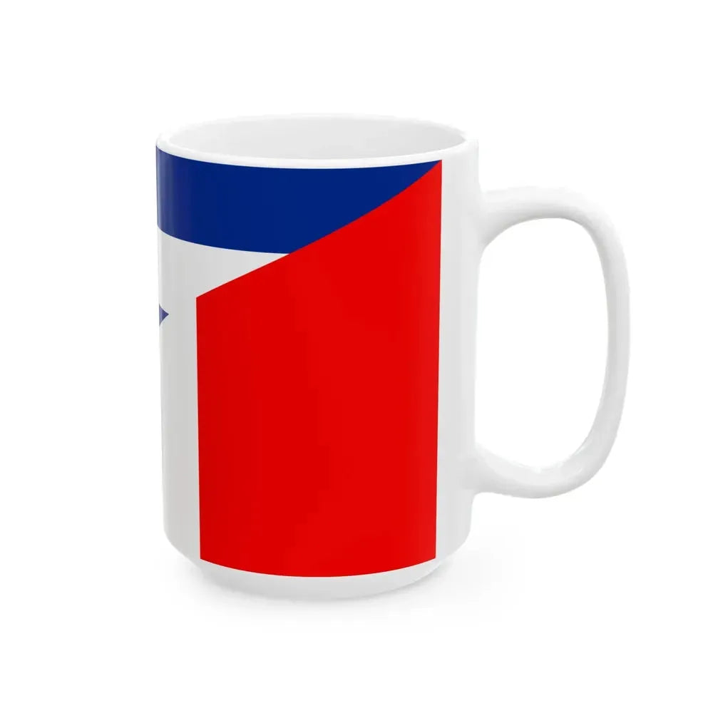 Flag of Cuba and France (Cuba) White Coffee Mug - Go Mug Yourself